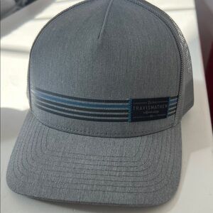 Travis Mathew Gray and Blue Hat